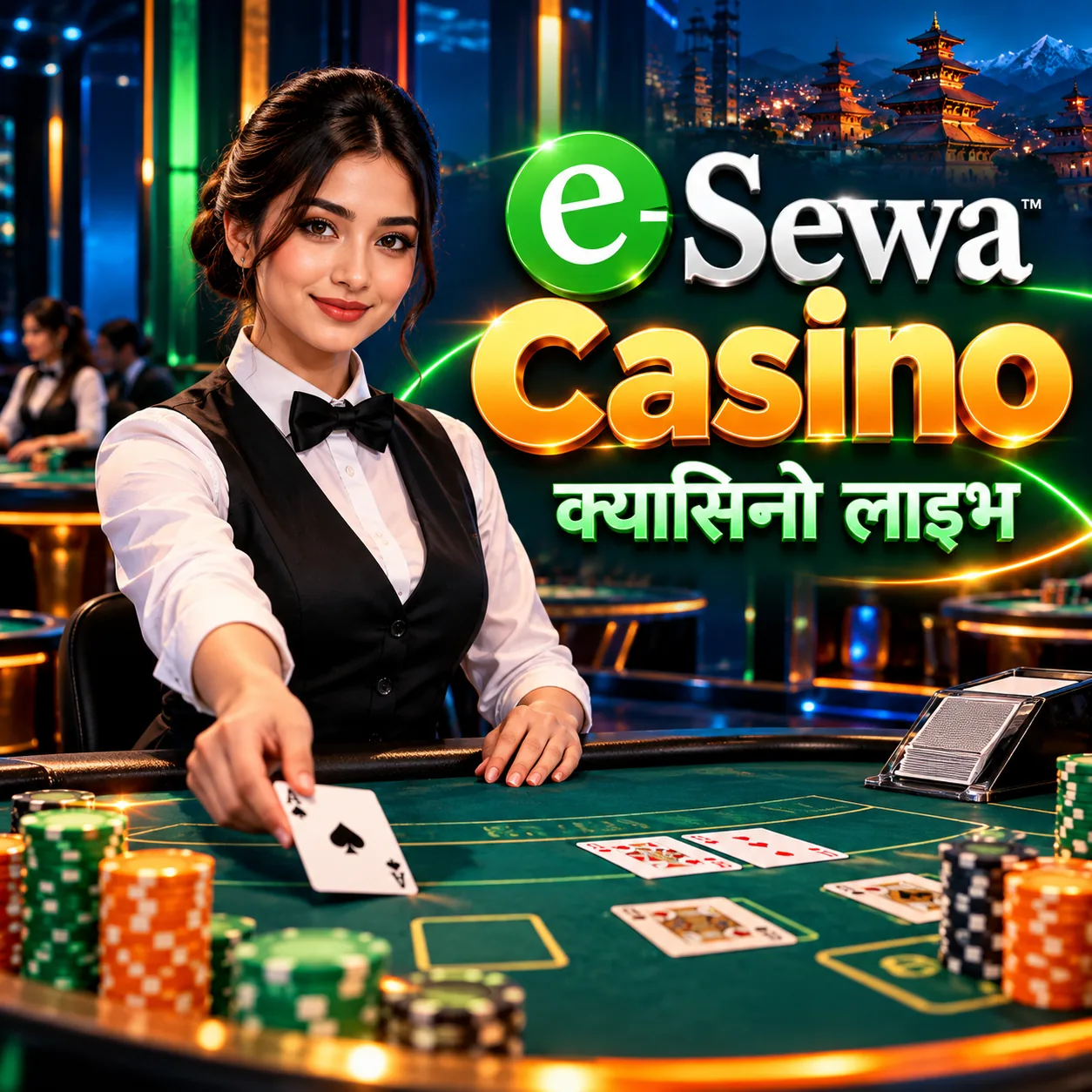 eSewa Casino को लाइभ डिलर टेबल